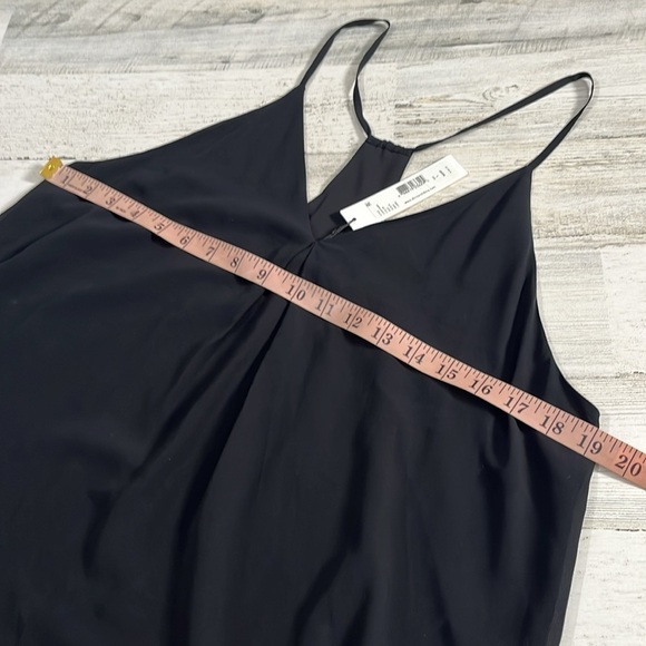 Alice + Olivia Black Racer Back Dress Size L NWT - Picture 6 of 9